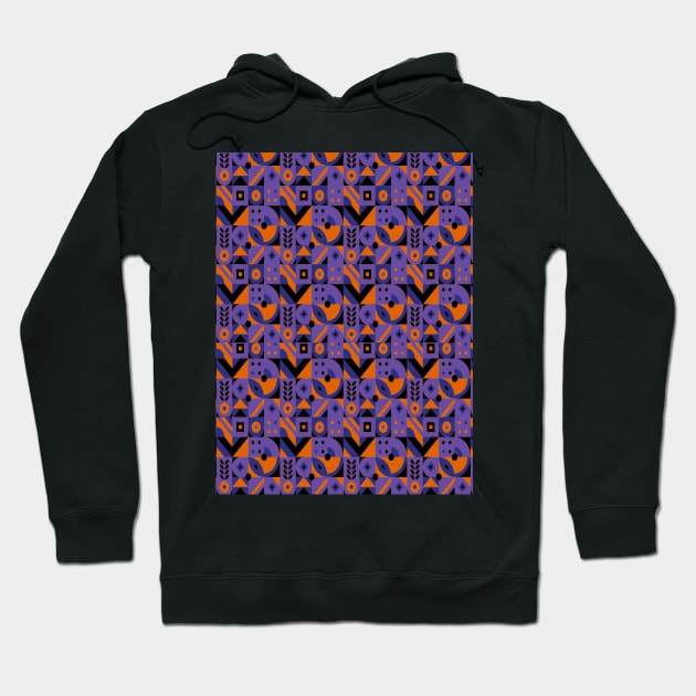 Geometric forms Pattern with colorful Hoodie by Haroun ٍStyle Fashion-2020